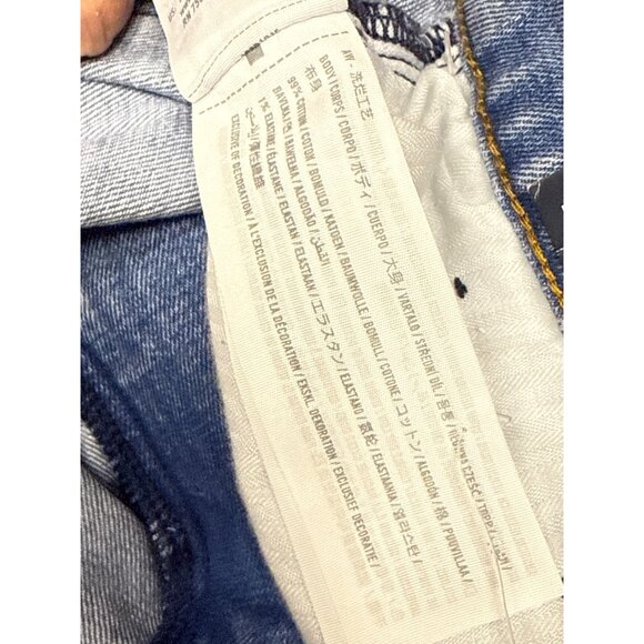 Abercrombie & Fitch The 90s Slim Straight Jeans Women's Size 24 Ultra High Denim - Picture 11 of 12